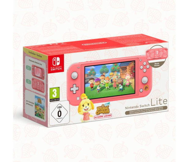 Nintendo Switch Lite Coral Animal Cros.Ed.pre - 1184502 - zdjęcie